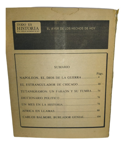Todo Es Historia (Usado)