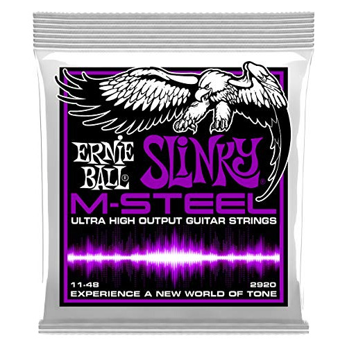 Cuerdas De Guitarra Eléctrica Ernie Ball Power Slinky M-stee