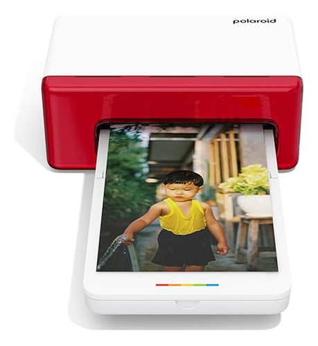 Impressora Polaroid Hi-print 4x6 Fotos De Qualidade Em Casa Cor Branco Com Vermelho