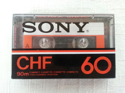 Fita Cassete Sony Chf-60 Minutos Lacrada Tdk Maxell Basf
