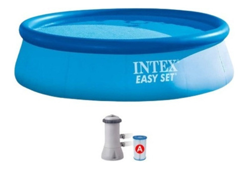 Intex Piscina Easy Set 396x84cm Codigo 28142 Azul