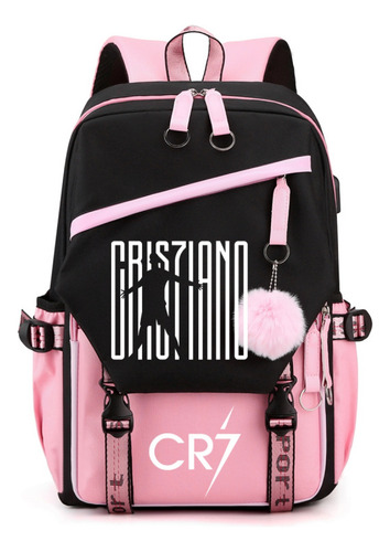 Nuevo Mochila Escolar Multifuncional Cr7 Para Niños, Mochila