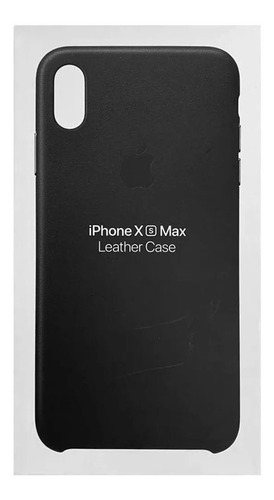 Imagen 1 de 8 de Apple Leather Case Cuero iPhone XS Max Original (open Box)
