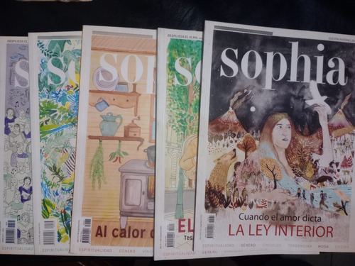 Lote 5 Ejemplares Revista Sophia