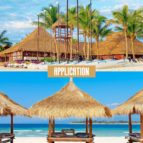 Techo De Hierba Cabaña Tiki Mexicana, Hierba De Cabañ...