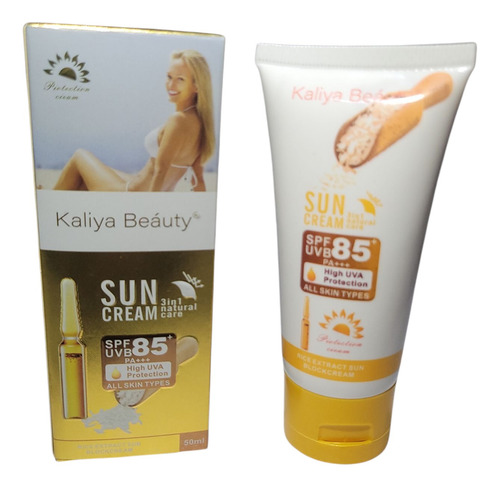 Crema Protector Solar Con Extracto De Arroz
