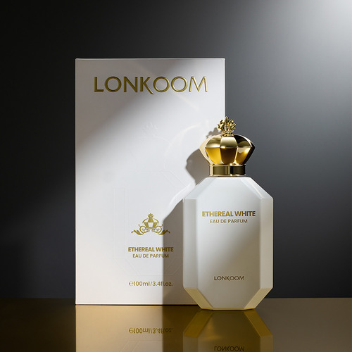 Perfume Gourmet para Mujer EDP de Larga Duración Frutas Tropicales Vainilla Dulce Aromas Seductores y Sexys Lonkoom Ethereal White Eau De Parfum