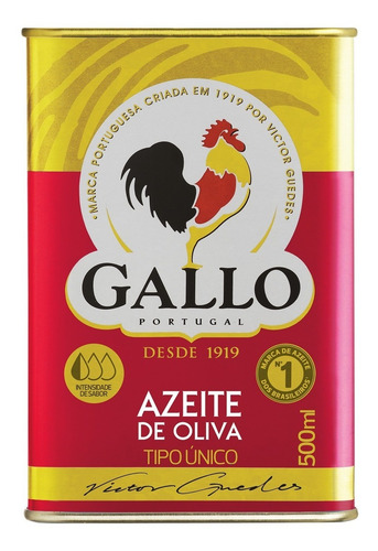 Imagem 6 de 7 de Azeite De Oliva Gallo Tipo Único Lata 500ml