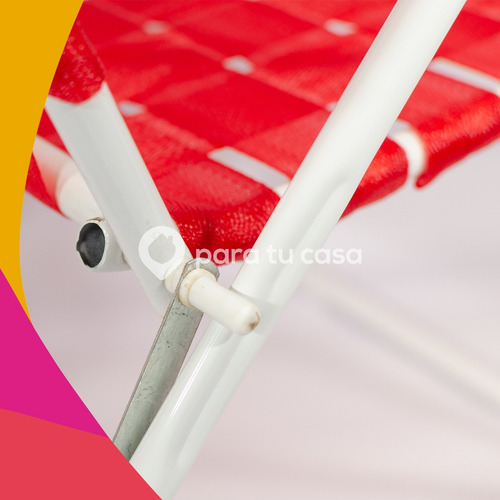 Set X2 Reposeras 4 Pos Cinta Caño Pintado 7/8 Reforzado Ct