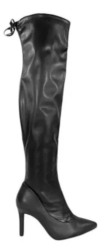 Botas bucaneras negras sin taco sale