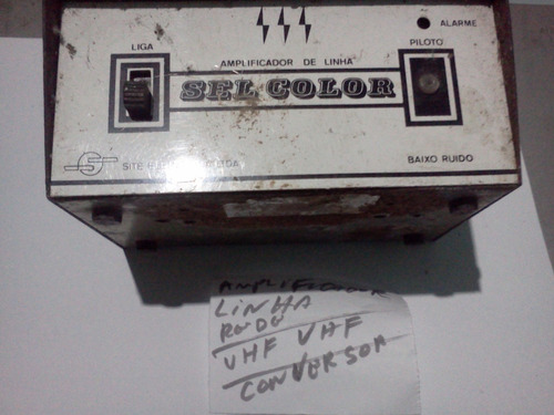 Amplificador De Linha -conversor Tv- Vhf/uhf-fm-