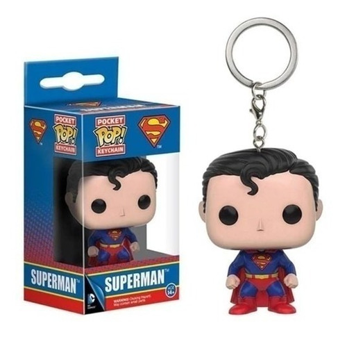 Llavero Funko Superman Dc Comics Liga Justicia Clark Kent
