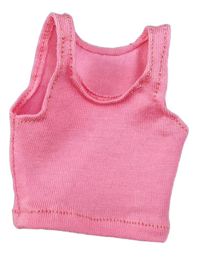 Disfraz De Chaleco Femenino 1/6, Ropa De Muñeca Hecha Rosa