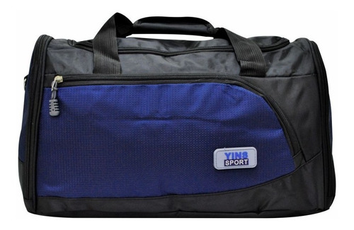 Bolsa Mala Com Porta Tênis Esportes Academia 35 Litros Azul Marinho