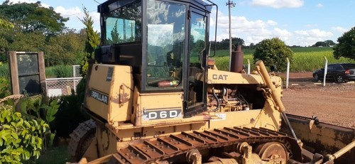 Maquina Esteira Caterpillar D6 D 1993 Em Bom Estado 160.000.
