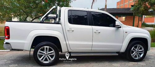 Imagem 5 de 15 de Volkswagen Amarok Highline Cd 2.0 Tdi Diesel Aut 2016 Branca