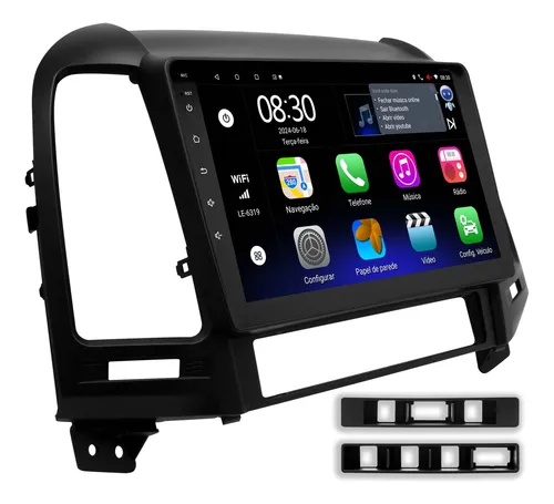 comprar Central Multimidia Santa Fé 05u002F13 Android 14 Carplay Voz 9p