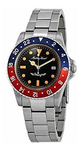 Reloj Hombre - Mathey Vintage Black Dial Pepsi Bisel Reloj P