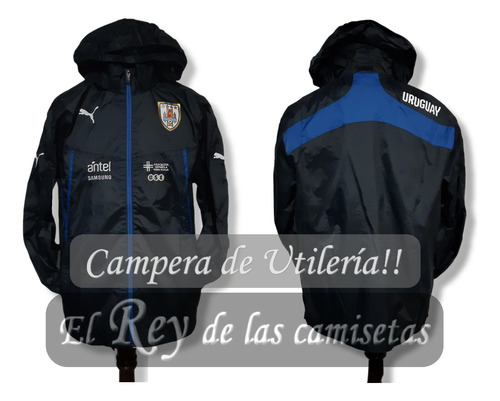 Campera Utileria (lluvia) De La Seleccion De Uruguay Divina