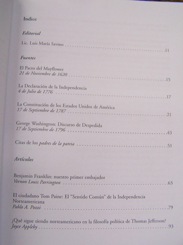 La Idea Americana * Fundacion Centro Estudios Americanos *