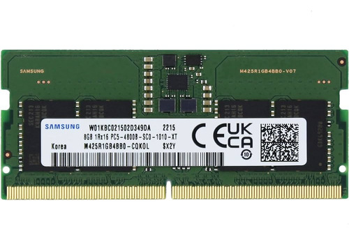 Memoria Ram Ddr5 4800 Mhz 8gb Samsung Pc5-4800b Portatil Lap