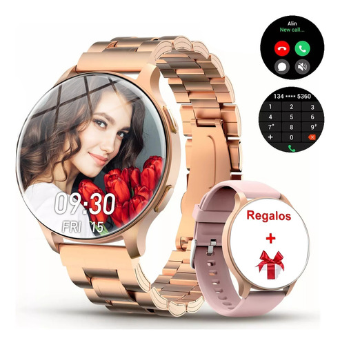 1.45'' Smartwatch Mujer Deportivo Reloj Inteligente Hombre