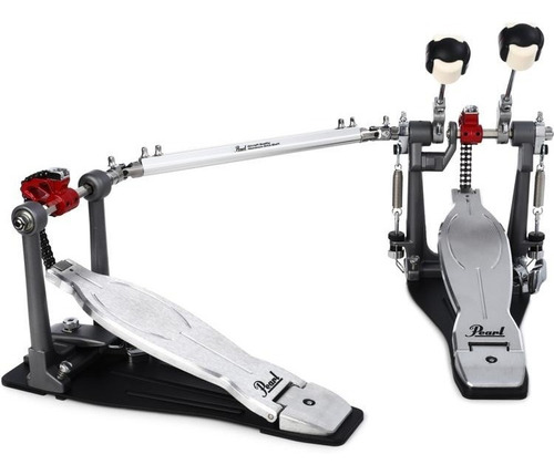 Pearl Doble Pedal De Bombo Eliminator Solo Red P-1032r