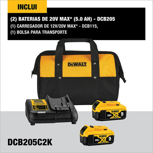 Combo Dewalt Dch263 + Dcd7781b + Dcg413 + Kit Baterias 5ah