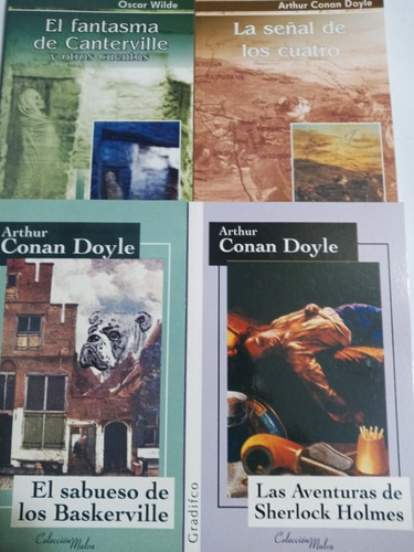 Pack 4 Obras. Arthur Conan Doyle (3) Oscar Wilde(1) 