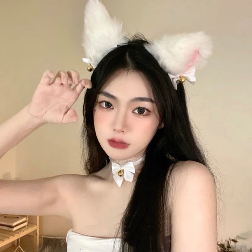 Diadema Estilo Conejo Con Forma De Oreja De Gato Para Mujer,