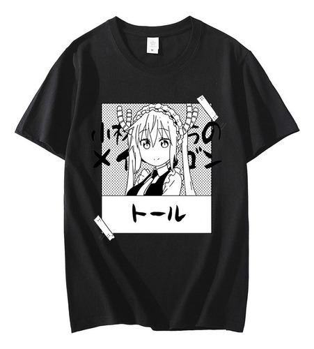 Camiseta Manga Harajuku Tohru Miss Kobayashi Dragon Maid Ca