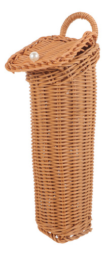 Cesta Colgante De Ratán Para Baño Con Macetas