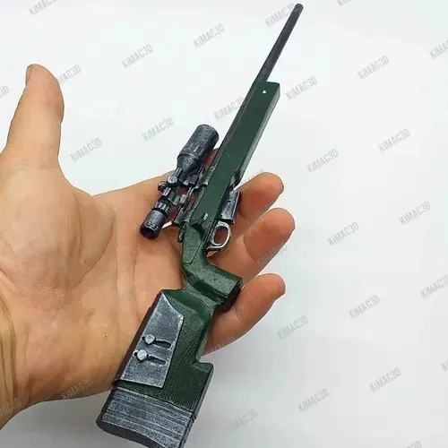 Fusil M40a3 Escala 1/4 Con Base Incluida