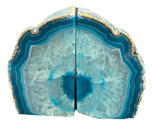 Hemosa Geoda Agata Azul Con Gris 1.27 Kg 