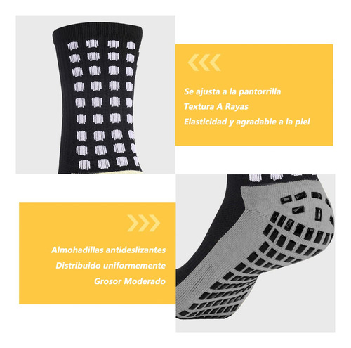 De 8 Pares De Calcetines Deportivos Antideslizantes De