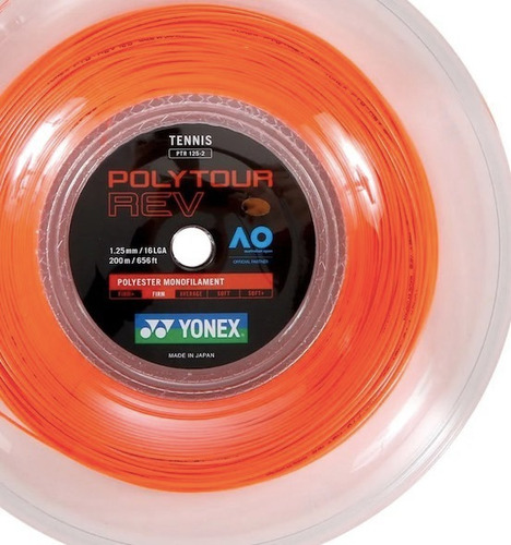 Corda Yonex Poly Tour Rev, 1,25 mm, 1 juego