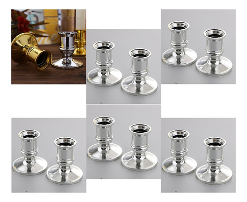20x Soporte De Vela Cónica Candelabros Tradicionales De