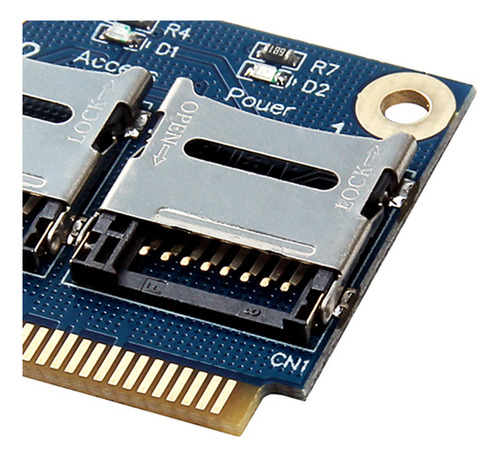 Adaptador Pci-e 2 Ssd Hdd Para Laptop Dual Micro- Sd Sdhc S