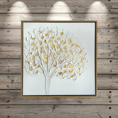Cuadro Decorativo Mediano Plantas En Lienzo