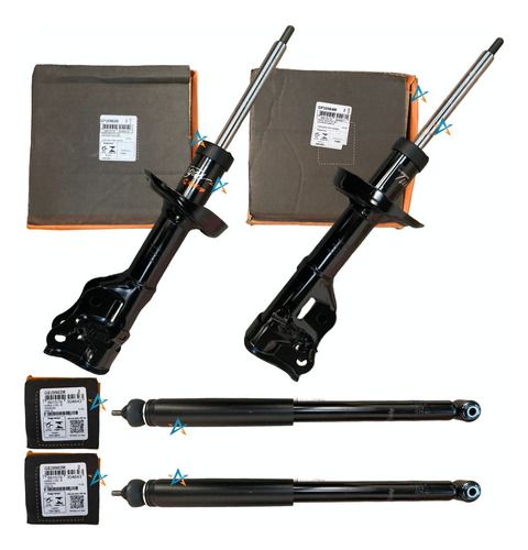 Kit 4 Amortecedor Dianteiro E Traseiro New Civic 2009 2010