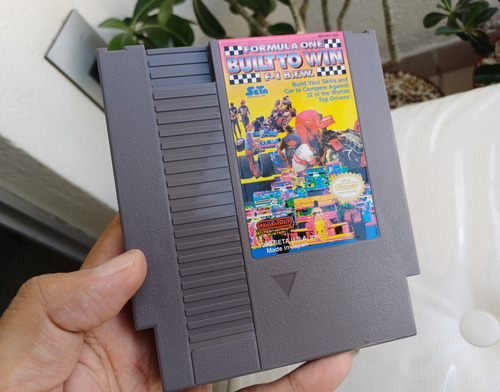 Jogo Formula One Built To Win Raro Nes 72 Pinos Impecável
