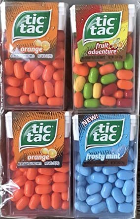 Tic Tac Variedad Big Pack - 12 Ct (12 Pack - Naranja, Fruta 