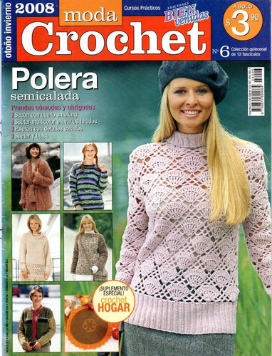 Revistas Crochet Bienvenidas Pack X2 Otoño/inv 2008 N° 6y7