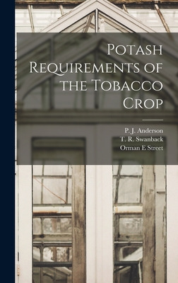 Libro Potash Requirements Of The Tobacco Crop - Anderson,...