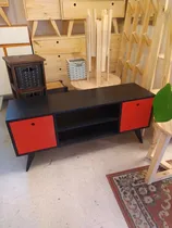 Comprar Rack Tv Lcd Retro Nórdico Escandinavo Madera Pintado 