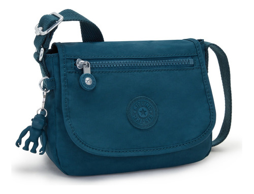 Bolsa Crossbody Kipling Ki44855hc Diseño Lisa  Cosmic Emerald