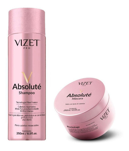 Kit Home Care Absolute Vizet Profissional