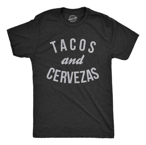 Mens Tacos And Cervezas Camiseta Divertida Para Vacaciones H