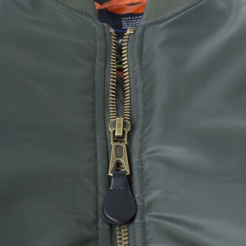 Imagen 8 de 9 de Chaqueta Hombre Bomber Piloto Militar Acolchada Liviana