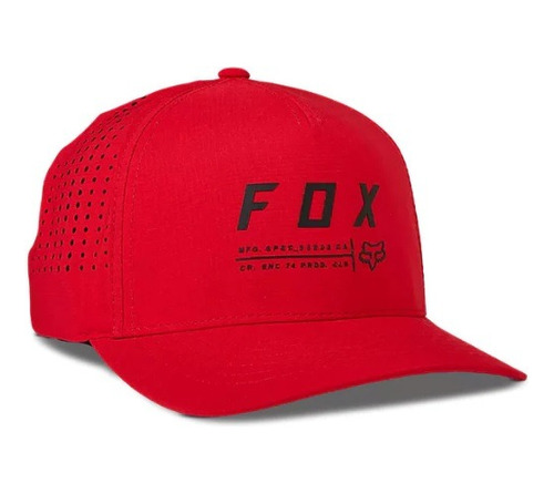 Jockey Fox Non Stop Tech Snapback Rojo